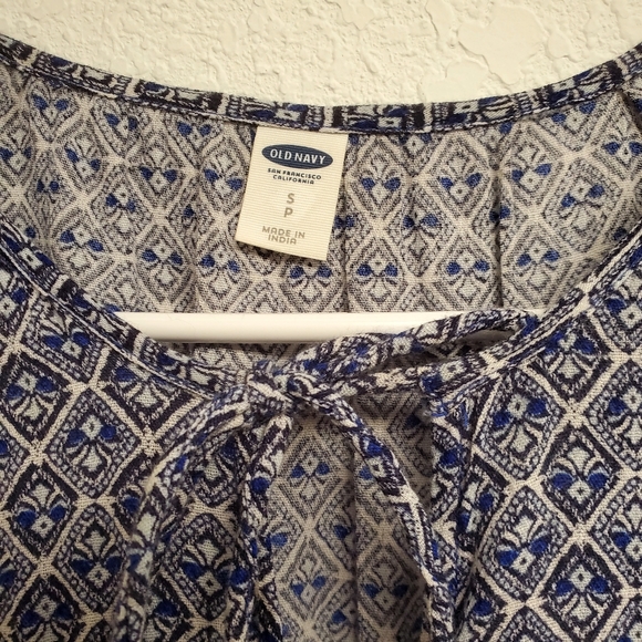 Old Navy Multi Print Midi Swing Dress Women's Small - Picture 4 of 7